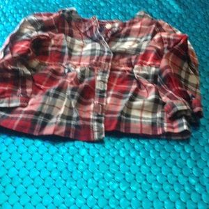 Plaid long sleeve shirt